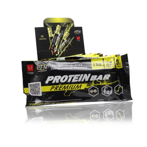 PROTEIN BAR PREMIUM / 32g PROTEINA / BOX 15 UNIDADES / GRAN VARIEDAD DE SABORES